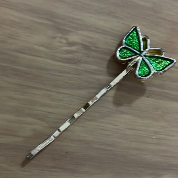 Vintage Butterfly Bobby Pin - Picture 1 of 6